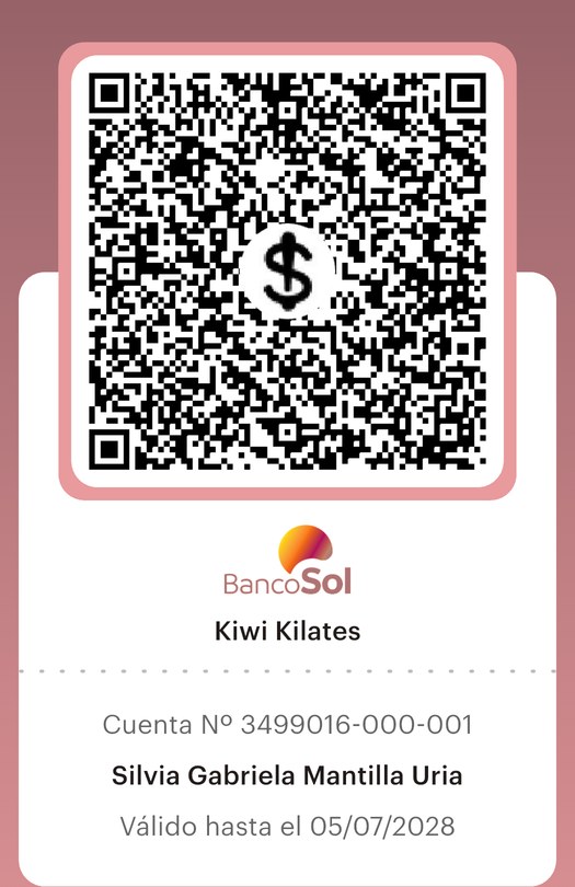 QR de pago Kiwi Kilates